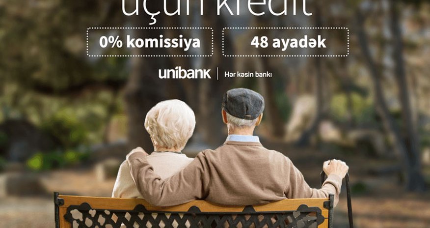 "Unibank" проводит кредитную кампанию для всех пенсионеров: комиссия 0% "Unibank" проводит кредитную кампанию для всех пенсионеров: комиссия 0%