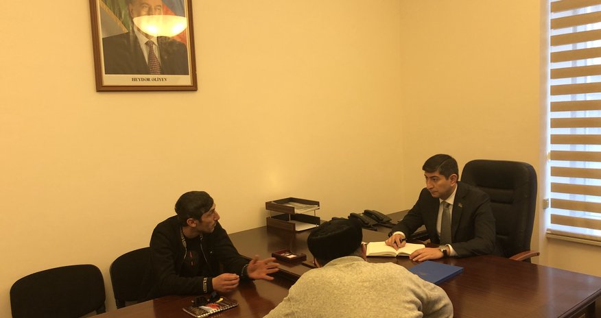 Депутат Эльшад Гасанов провел встречу с избирателями Депутат Эльшад Гасанов провел встречу с избирателями