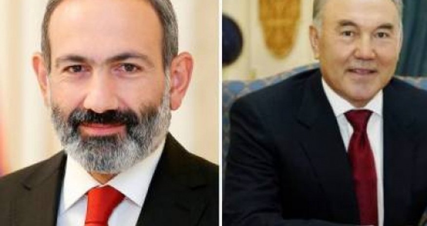 Пашинян позвонил Назарбаеву Пашинян позвонил Назарбаеву