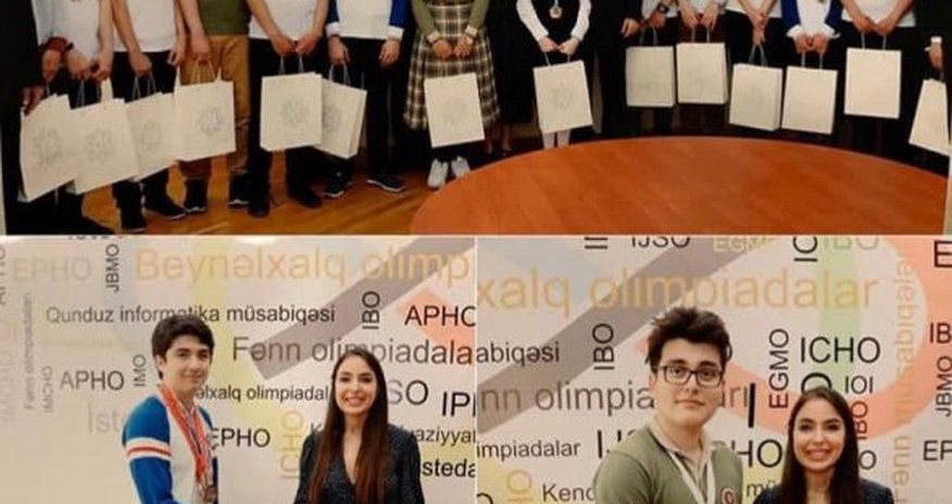 Лейла Алиева встретилась с победителями международных олимпиад Лейла Алиева встретилась с победителями международных олимпиад