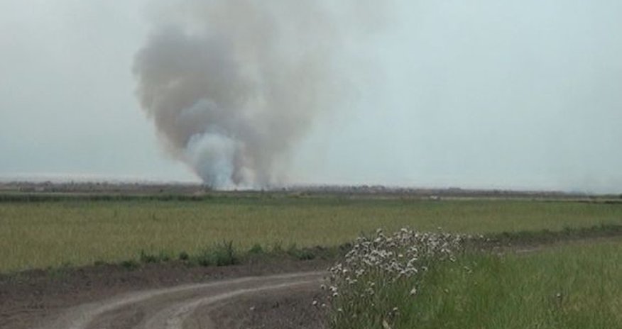 Ermənilər Azərbaycan torpaqlarına od vurmağa başladılar Ermənilər Azərbaycan torpaqlarına od vurmağa başladılar