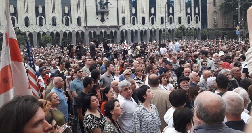 Tbilisi protests: detained get released, another rally held Tbilisi protests: detained get released, another rally held