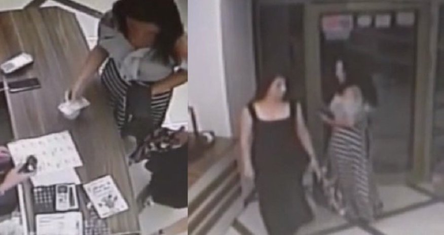 Bakıda iki qadının inanlımaz fırıldaqçılıq görüntüləri yayıldı - VİDEO Bakıda iki qadının inanlımaz fırıldaqçılıq görüntüləri yayıldı - VİDEO