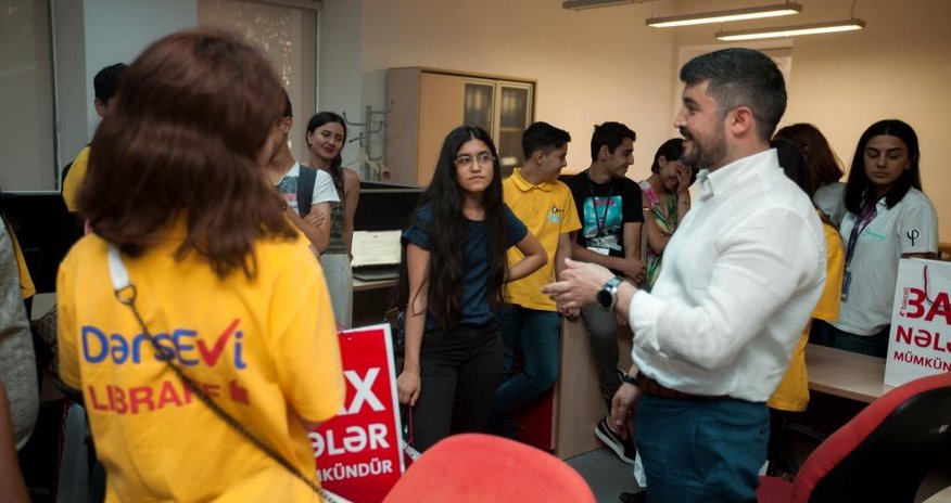 Schoolchildren visited Bakcell Schoolchildren visited Bakcell