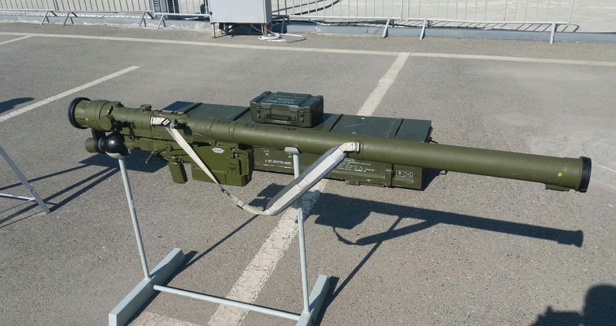 На военной выставке в Баку представлен новый ракетный комплекс На военной выставке в Баку представлен новый ракетный комплекс