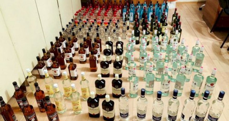 Gəncədə aksiz markasız spirtli içkilər aşkarlandı Gəncədə aksiz markasız spirtli içkilər aşkarlandı