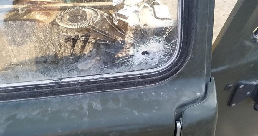 Armenian snipers fire at Azerbaijani border post (PHOTO) Armenian snipers fire at Azerbaijani border post (PHOTO)