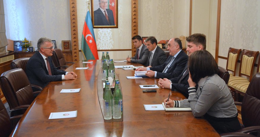 Elmar Mammadyarov receives newly appointed Ambassador of Croatia to Azerbaijan (PHOTO) Elmar Mammadyarov receives newly appointed Ambassador of Croatia to Azerbaijan (PHOTO)
