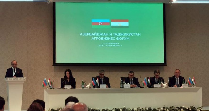 Azerbaijani-Tajik agribusiness forum underway in Baku Azerbaijani-Tajik agribusiness forum underway in Baku