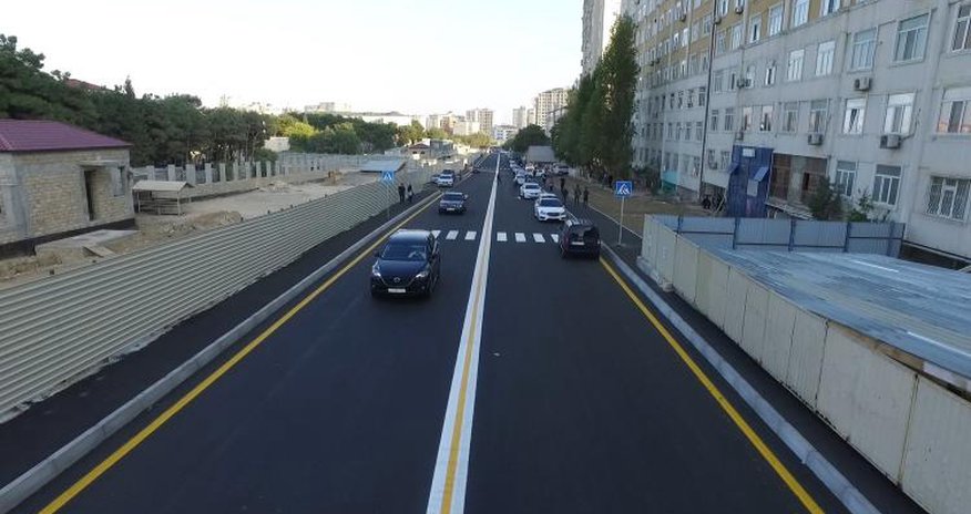 Bakıda 7 il bağlı qalan yol açılıb Bakıda 7 il bağlı qalan yol açılıb