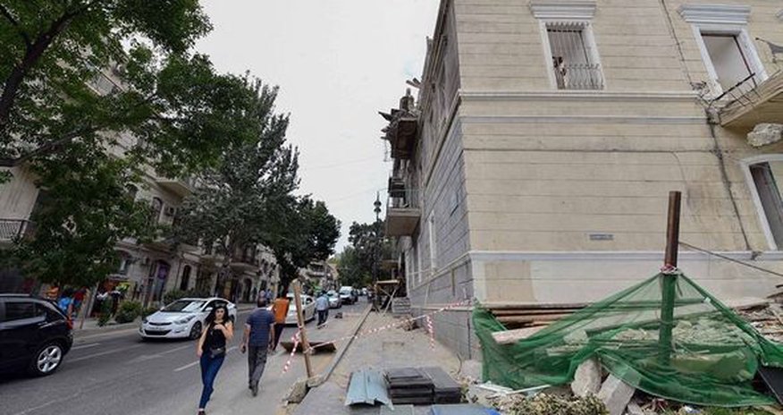 Bakıda bu binalar sökülür Bakıda bu binalar sökülür