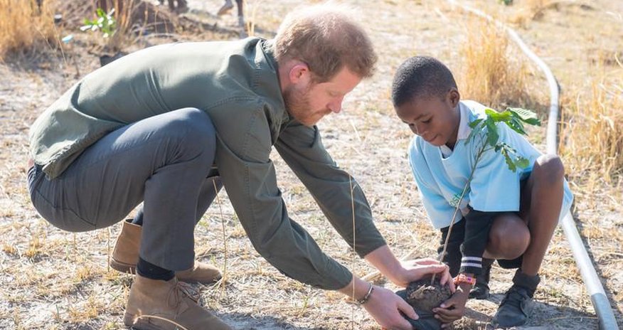 Britain's Prince Harry says 'race against time' on climate change Britain's Prince Harry says 'race against time' on climate change