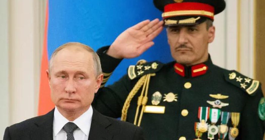 Putin Səudiyyə Ərəbistanında Rusiya himnini eşidib şok oldu - VİDEO Putin Səudiyyə Ərəbistanında Rusiya himnini eşidib şok oldu - VİDEO