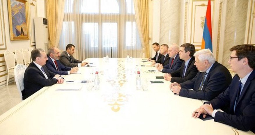 Пашинян принял сопредседателей МГ ОБСЕ Пашинян принял сопредседателей МГ ОБСЕ