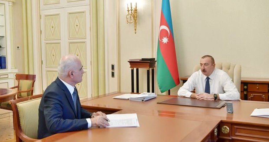 İlham Əliyev Şahin Mustafayevi qəbul etdi İlham Əliyev Şahin Mustafayevi qəbul etdi
