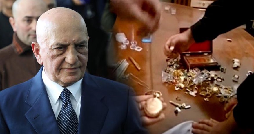 Mirşahin Əli İnsanovun oğurladığı qızılları və milyonları göstərdi — VİDEO Mirşahin Əli İnsanovun oğurladığı qızılları və milyonları göstərdi — VİDEO