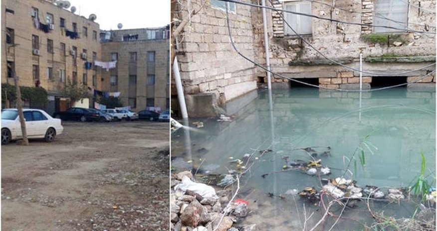 Bakıda kanalizasiya yaşayış binasının zirzəmisinə axıdılır: 250 ailənin həyatı təhlükədə - VİDEO Bakıda kanalizasiya yaşayış binasının zirzəmisinə axıdılır: 250 ailənin həyatı təhlükədə - VİDEO