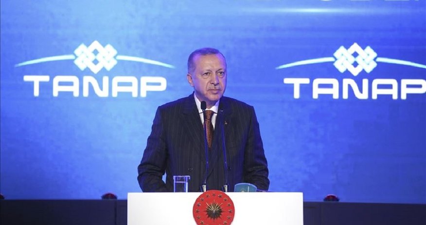 Эрдоган: TANAP - это символ исторической дружбы между Турцией и Азербайджаном Эрдоган: TANAP - это символ исторической дружбы между Турцией и Азербайджаном