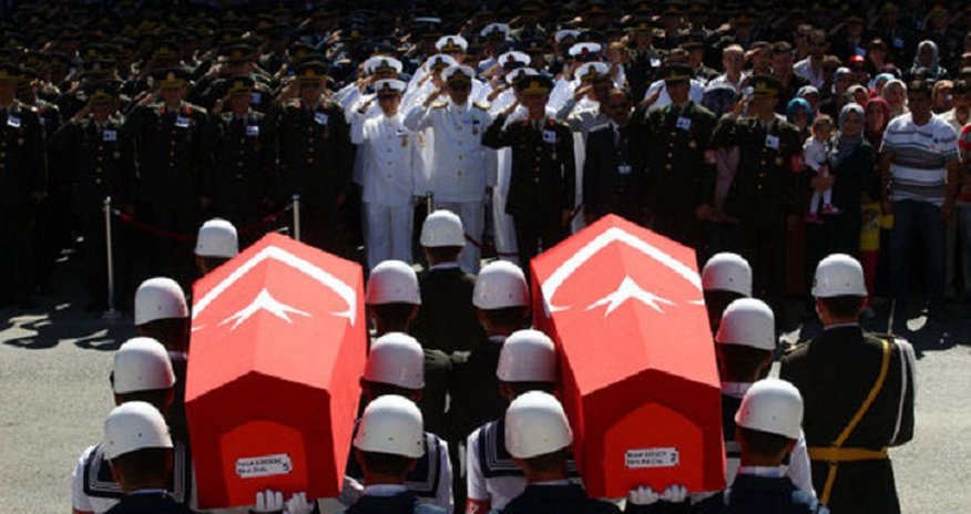 Türkiyə iki şəhid verdi Türkiyə iki şəhid verdi