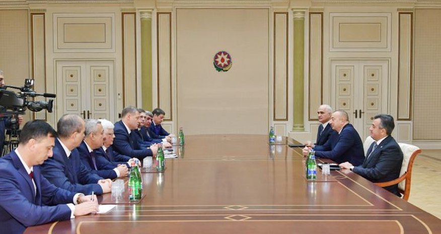 Azərbaycan Prezidenti Həştərxan vilayətinin qubernatorunu qəbul edib Azərbaycan Prezidenti Həştərxan vilayətinin qubernatorunu qəbul edib