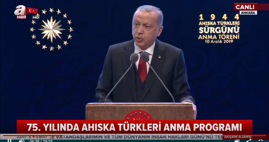 Ərdoğan Qənirə Paşayevanın şeirini OXUDU Ərdoğan Qənirə Paşayevanın şeirini OXUDU