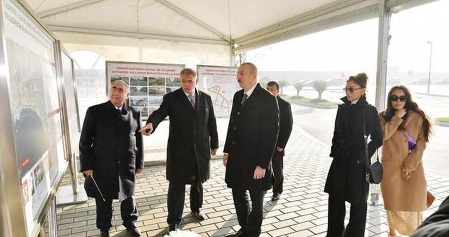 Президент Ильхам Алиев принял участие в открытии улицы центрального бульвара в "Баку Белый город" Президент Ильхам Алиев принял участие в открытии улицы центрального бульвара в "Баку Белый город"