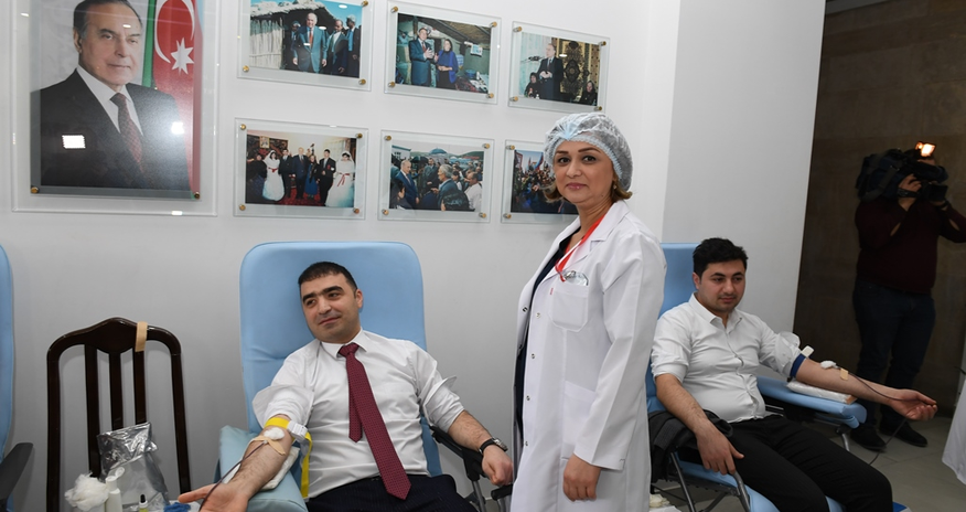 Dövlət Komitəsində qanvermə aksiyası keçirilib Dövlət Komitəsində qanvermə aksiyası keçirilib