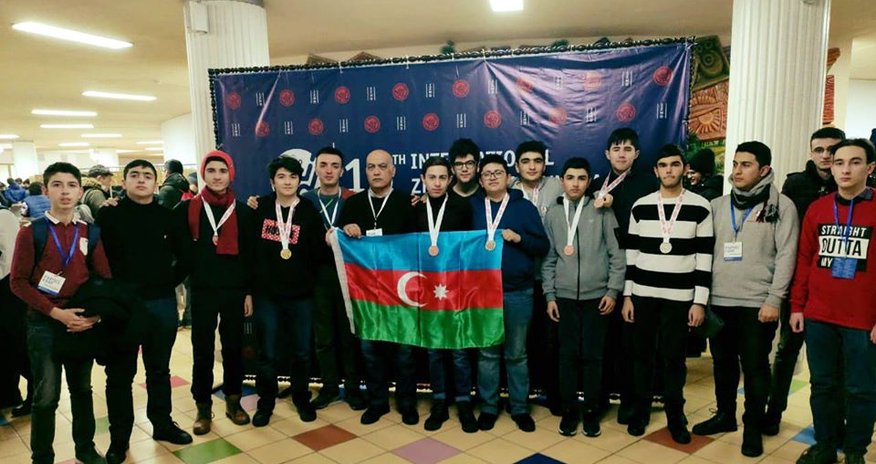Очередной успех азербайджанских школьников на Международной Олимпиаде при поддержке Azercell Очередной успех азербайджанских школьников на Международной Олимпиаде при поддержке Azercell
