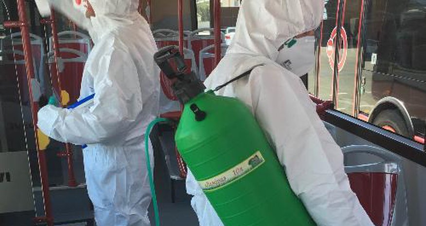 Avtobuslara koronavirusla bağlı nəzarət ARTIRILDI Avtobuslara koronavirusla bağlı nəzarət ARTIRILDI