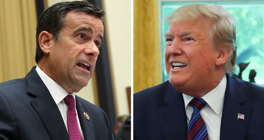 Трамп выдвинул кандидатуру на пост главы нацразведки Трамп выдвинул кандидатуру на пост главы нацразведки