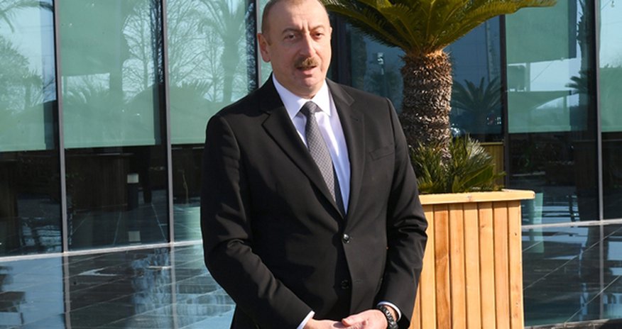 İlham Əliyev Hövsanda açılışda iştirak edib İlham Əliyev Hövsanda açılışda iştirak edib