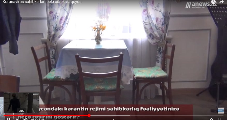 Koronavirus kafe sahiblərini müflis etdi. Onlar dövlətdən kömək gözləyirlər - VİDEO Koronavirus kafe sahiblərini müflis etdi. Onlar dövlətdən kömək gözləyirlər - VİDEO