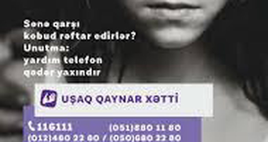 Uşaq Qaynar Xətt xidməti üç ayda 1300-dən artıq müraciət qəbul edib Uşaq Qaynar Xətt xidməti üç ayda 1300-dən artıq müraciət qəbul edib