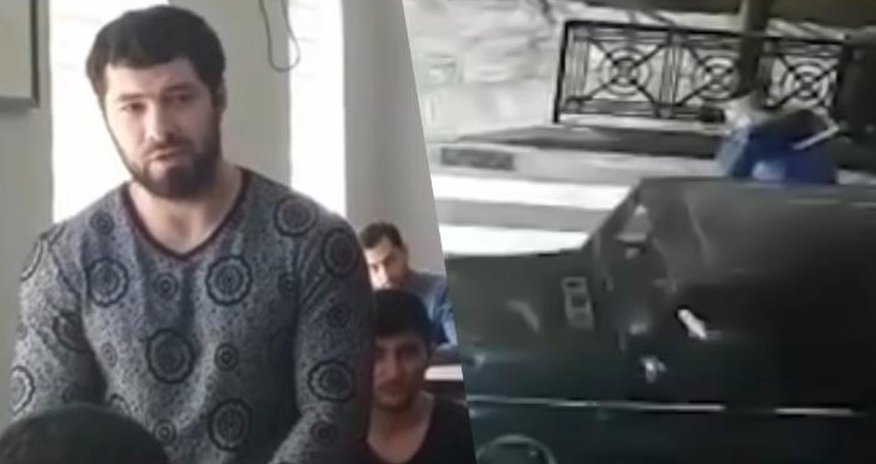 "Galendewagen" ilə qəza törədən sürücünün həbsdən görüntüləri - VİDEO "Galendewagen" ilə qəza törədən sürücünün həbsdən görüntüləri - VİDEO