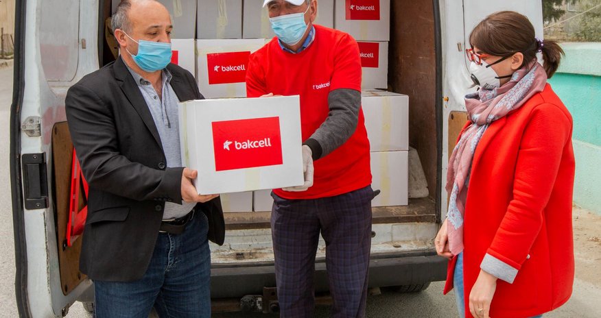 Bakcell supports low-income families in Bina settlement - PHOTOS Bakcell supports low-income families in Bina settlement - PHOTOS