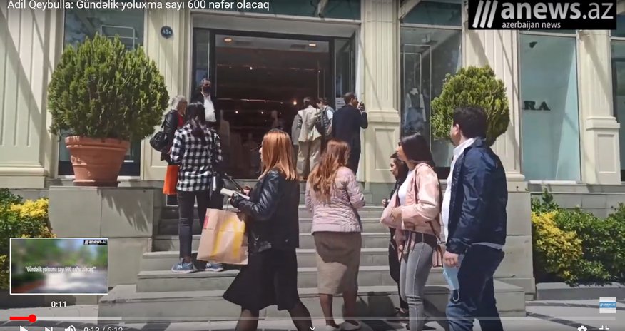 Azərbaycanda koronavirusa yoluxma sayı gündə 600 nəfər... -Adil Qeybulla VİDEO Azərbaycanda koronavirusa yoluxma sayı gündə 600 nəfər... -Adil Qeybulla VİDEO
