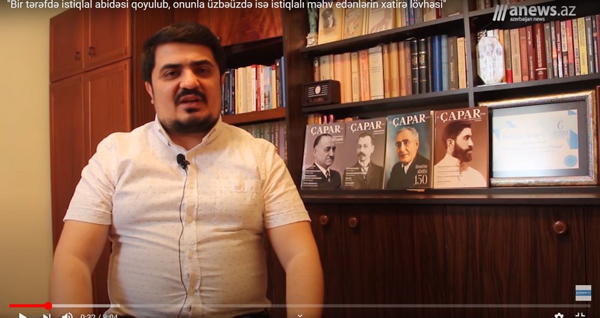 "Bir tərəfdə istiqlal abidəsi qoyulub, onunla üzbəüzdə isə ..." - VİDEO "Bir tərəfdə istiqlal abidəsi qoyulub, onunla üzbəüzdə isə ..." - VİDEO