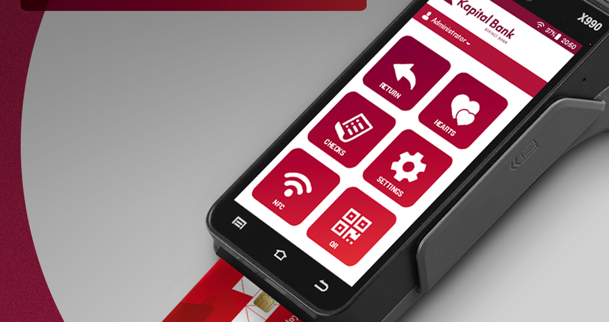 Kapital Bank POS terminal komissiyalarına endirim etdi Kapital Bank POS terminal komissiyalarına endirim etdi