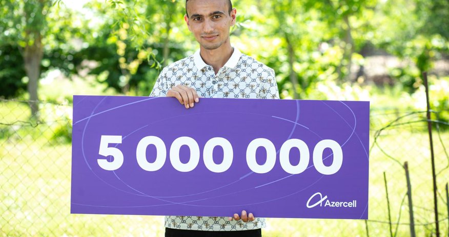 5 million beating hearts of Azercell! 5 million beating hearts of Azercell!