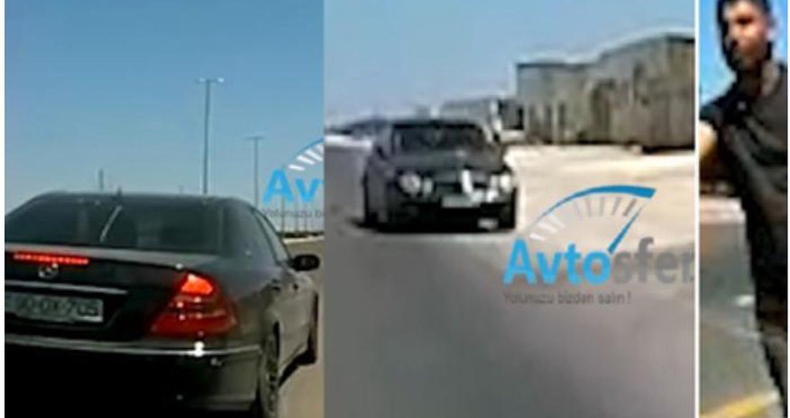 Bakıda yol kəsən daha bir sürücü "lomla" hücum etdi - VİDEO Bakıda yol kəsən daha bir sürücü "lomla" hücum etdi - VİDEO