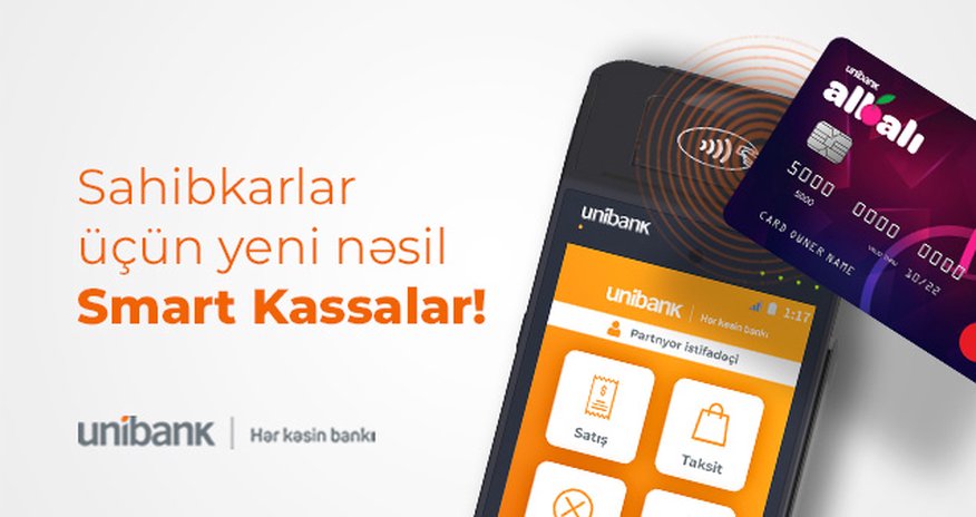 Unibank yeni nəsil smart kassaları istifadəyə verib Unibank yeni nəsil smart kassaları istifadəyə verib