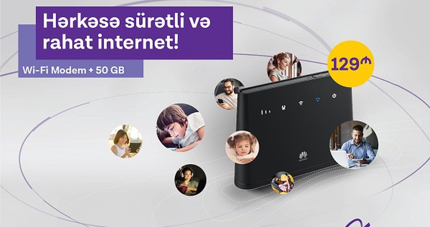 New 4G WiFi from Azercell allows to connect 32 devices to the internet at the same time New 4G WiFi from Azercell allows to connect 32 devices to the internet at the same time