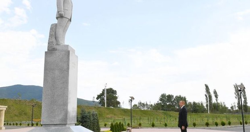 İlham Əliyev Şəkidə - FOTO İlham Əliyev Şəkidə - FOTO