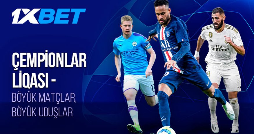 1xBet ilə Çempionlar Liqasının qalibinə və daha çoxuna mərc edin! 1xBet ilə Çempionlar Liqasının qalibinə və daha çoxuna mərc edin!