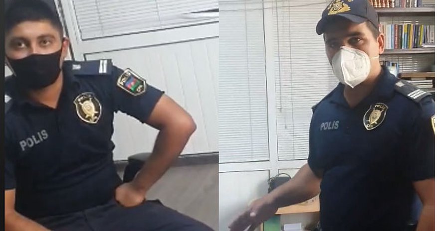 Şahbaz Xuduoğlunun polislə bağlı videosuna DİN cavab verdi Şahbaz Xuduoğlunun polislə bağlı videosuna DİN cavab verdi