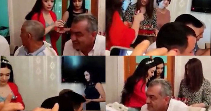 Azərbaycanda daha bir vəzifəli şəxs qızına nişan mərasimi keçirdi: Bəy icra hakimiyyətinin işçisidir - VİDEO Azərbaycanda daha bir vəzifəli şəxs qızına nişan mərasimi keçirdi: Bəy icra hakimiyyətinin işçisidir - VİDEO