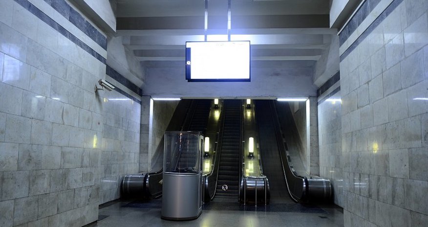 Metronun "Həzi Aslanov" stansiyasında eskalator əsaslı təmir edilib Metronun "Həzi Aslanov" stansiyasında eskalator əsaslı təmir edilib