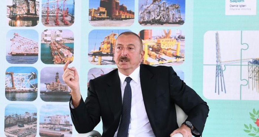 "Neftçilərimizin əməyi Azərbaycan xalqının maraqlarına xidmət edir" - Prezident "Neftçilərimizin əməyi Azərbaycan xalqının maraqlarına xidmət edir" - Prezident