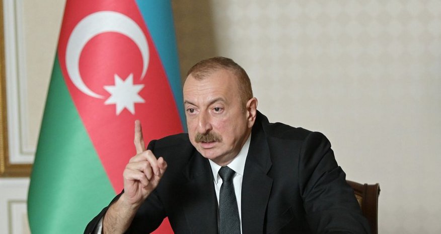 İlham Əliyev: "Ermənistan hökuməti şərtimə əməl edərsə, döyüşlər dayanacaq" İlham Əliyev: "Ermənistan hökuməti şərtimə əməl edərsə, döyüşlər dayanacaq"