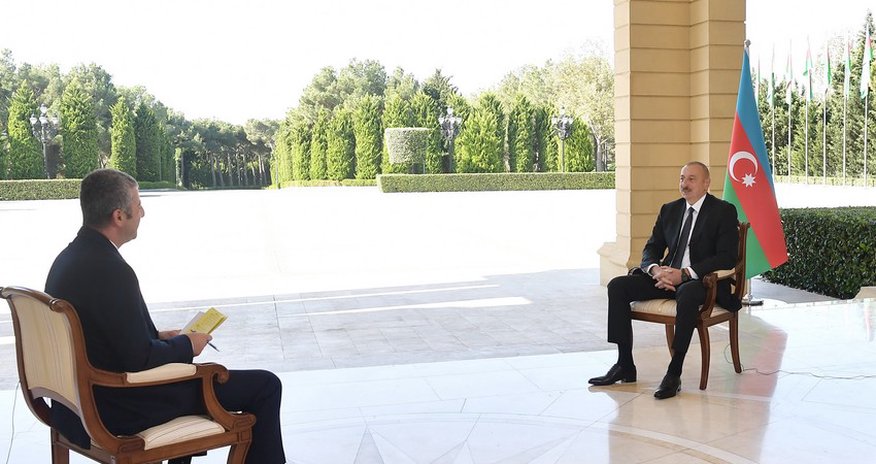 Prezident İlham Əliyev CNN-Türk televiziyasına müsahibə verib Prezident İlham Əliyev CNN-Türk televiziyasına müsahibə verib